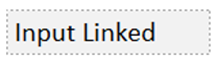 Input Linked style