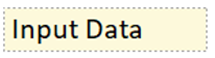 Input data style